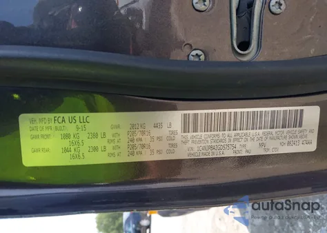 2016 Jeep Patriot Sport из США, поврежденный, VIN 1C4NJPBA2GD575754